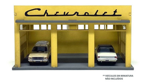 Imagem 2 de 5 de Diorama Oficina Chevrolet - Br Classics - Frete Grátis