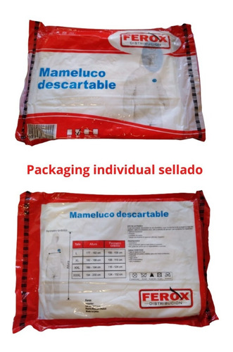Overol Mameluco Descartable F45 Ferox