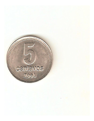 Monedas Argentinas: 5 Centavos 1994 Sudafrica 2.3.1 Sc