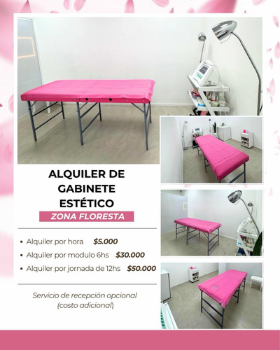 Alquiler Gabinete Estética - Floresta - Profesionales