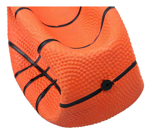 Balón de baloncesto oficial de caucho naranja, 450 g