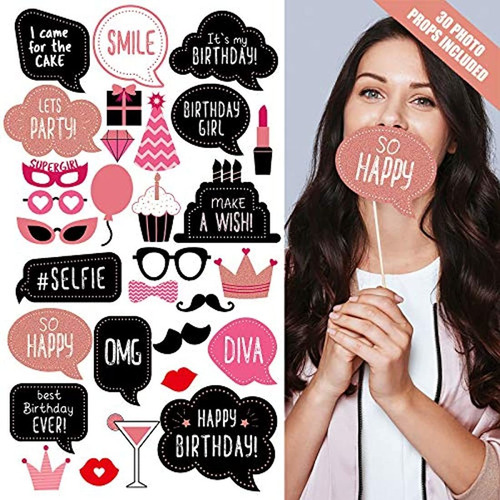 Kit De Decoración De Fiesta De Cumpleaños Para Mujeres
