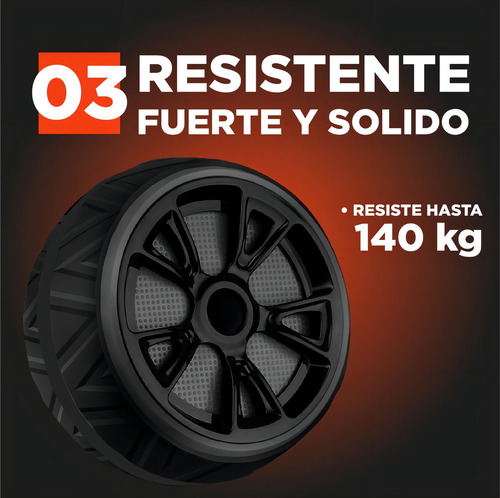 Exercício de treino com rodas abdominais Abs Roller