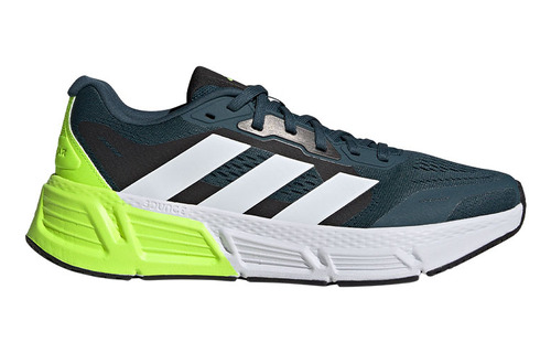 Tenis Running adidas Questar - Azul-amarillo