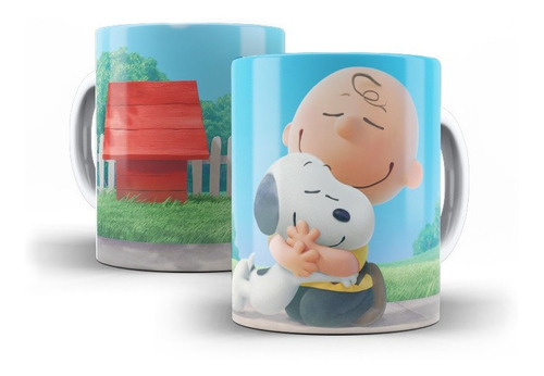 Caneca Snoopy Charlie Brown - Porcelana 325ml Md15