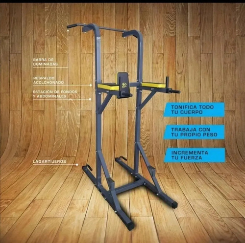 Remate! Ahletic Works Estación Pull Ups Abdominales 10 Nivel