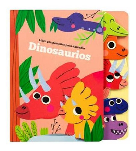 Libro Infantil Con Pestañas Aprende De: Dinosaurios