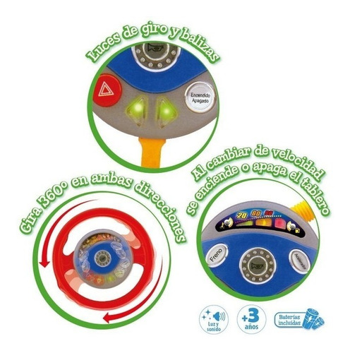 Imagen 4 de 4 de El Duende Azul Pequeño Conductor Volante Niños