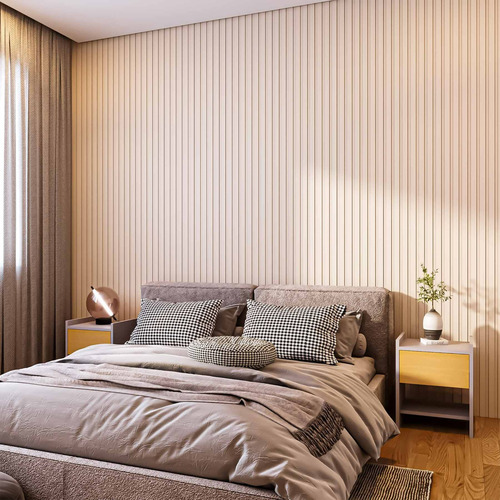 Painel Ripado Versátil 270 X 27cm Cor Areia