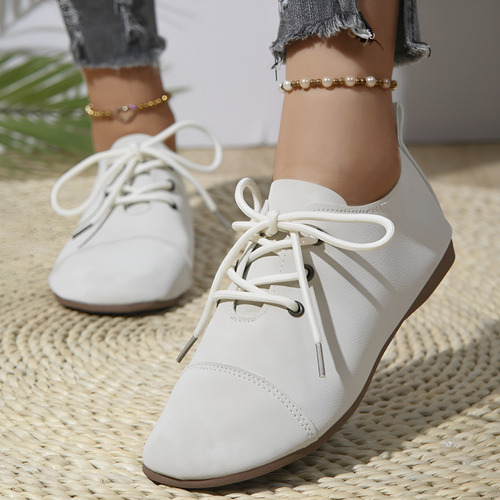 Mocasines Casuales Para Mujer Zapatos De Cuero Cómodos
