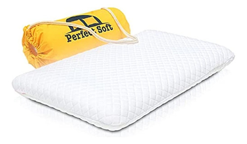 ~?almohada Ultrafina De Espuma Viscoelástica Para Dormir Con