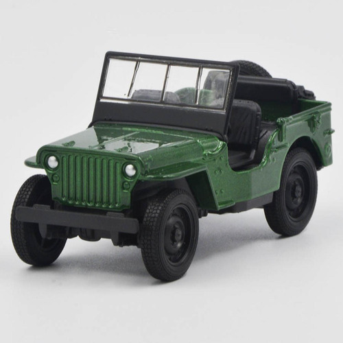 Jeep Willys 1941 Verde/negro - Escala 1:38
