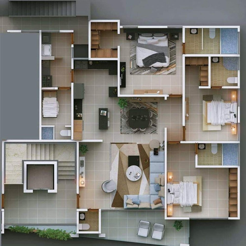 Imagen 6 de 7 de Vendo Lujoso Apartamento En Plano Villa Olga Santiago