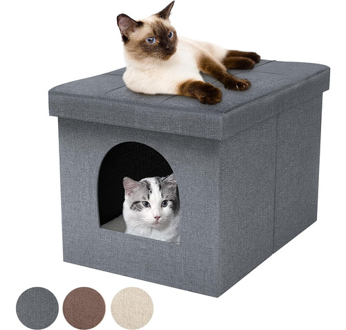 Cama Para Gatos Â Casa Para Gatos Espaciosa Y Plegable Muebl