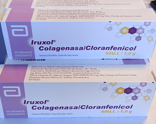 Iruxol Colagenas/cloranfenicol 50gr