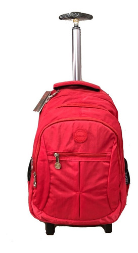 Imagem 1 de 2 de Mochila Executiva Notebook Laptop Com Rodinhas-12x Sem Juros