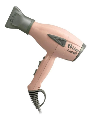 Imagem 3 de 9 de Kit Prancha Azul Secador Rosa 220v Lion Progressiva 500g