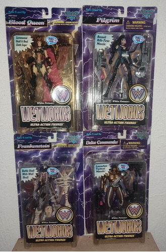 Mcfarlane Toys Wetworks Serie 2 Delta,blood,pilgrim Y Franki