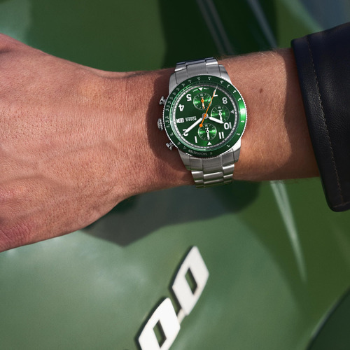 Reloj Fossil Sport Tourer Fs6048 Con Cronógrafo De Cuarzo Pa