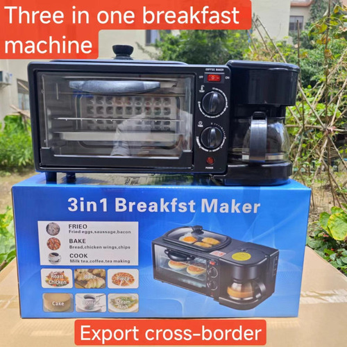 Nuevo Máquina De Desayuno 3 En 1 Con Cafetera For