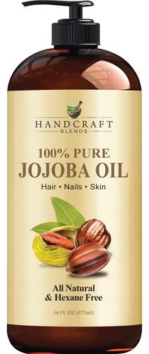 Handcraft Blends Aceite De Jojoba 16 Onzas Líquidas  Ac.