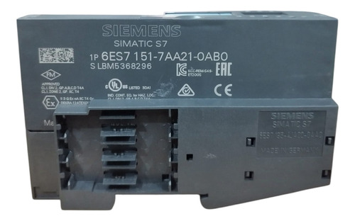 Siemens Simatic S7 6es7 151-7aa21-0ab0 Módulo Im151-7-et200s