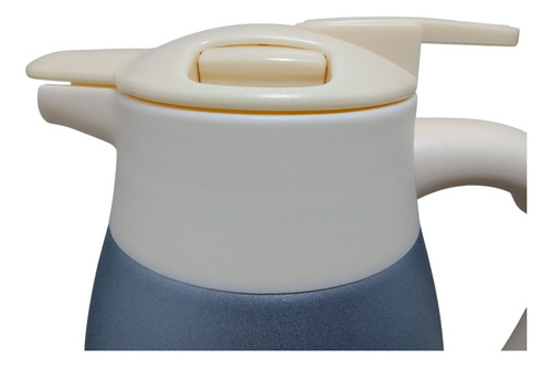 Cafetera Termica De Acero Inoxidable De 2.0 Litros Chefio Azul/beige