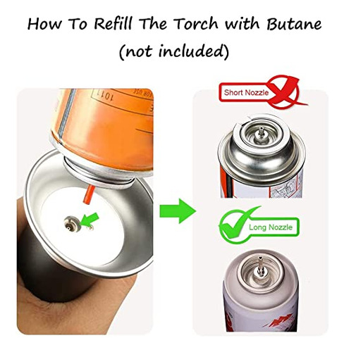 Blow Torch, Linterna De Cocina Profesional Con Cierre Adj