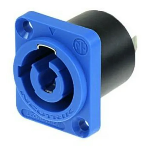 Conector De Corriente Neutrik Powercon En Azul, Pack De 1