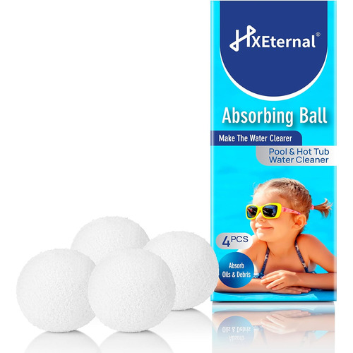 Hxeternal Pelota Eliminadora De Espuma Para Piscina Y Spa, B