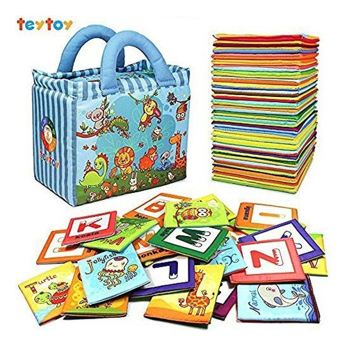 Teytoy Baby Toy Zoo Series 26 Piezas Tarjetas De Alfabeto Su