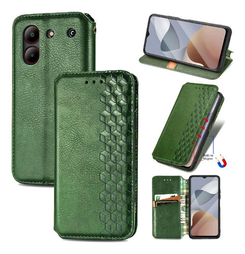 Funda For Zte A54 Funda De Cuero Con Diseño De Moda