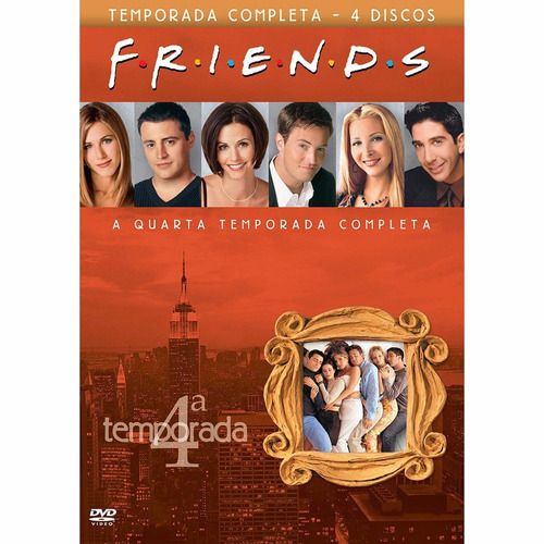 Dvd Friends Cuarta Temporada (4 Discos)