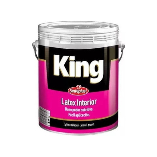 Látex Pintura King Interior Mate Sinteplast 20l Proteccio Mm