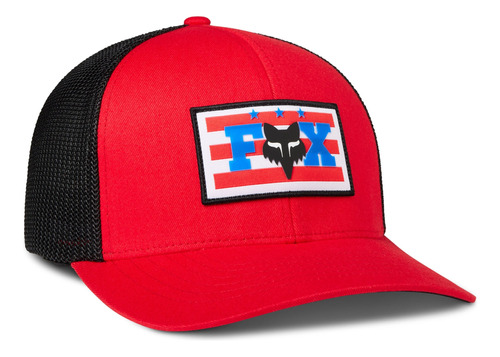 Gorra Fox  Clutch Roja Flexfit Cachucha Mtb Moto Bmx 