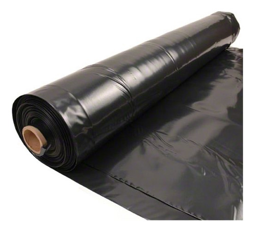 Rollo Plastico Negro 2m Abre 4 (400m2) Aprox Polietileno Tub