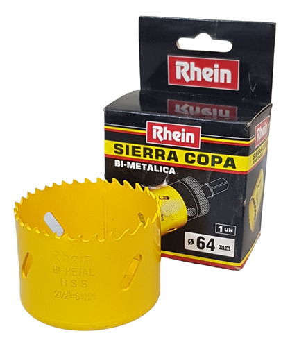 Sierra Copa Bimetalica 67mm Rhein Para Metal Y Madera