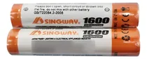 Comprar Pack 2 Pilas Recargables Singway Triple Aaa 1600mah Baterias