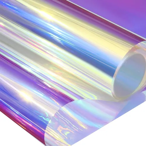 Zonon Película Dicroica De Celofán Iridiscente Para Ventana,