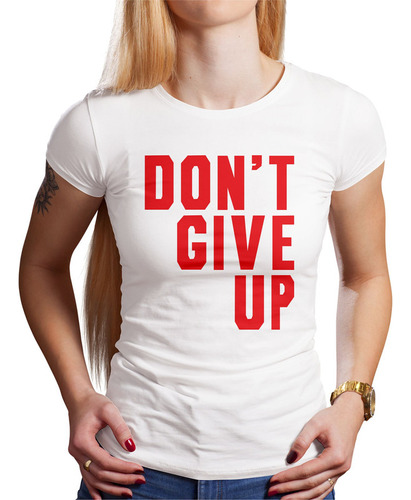 Polo Dama Don't Give Up (d0958 Boleto.store)