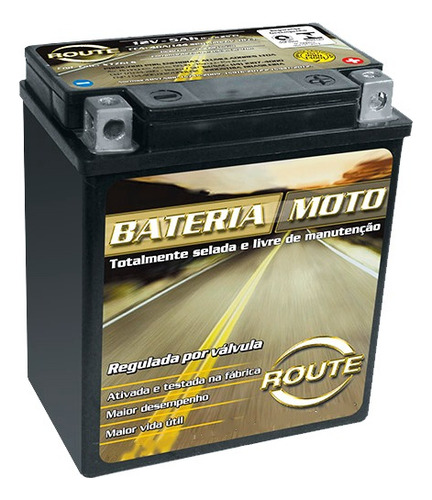 Bateria Moto Route Xtz6ls Honda Titan 150 Mix Es / Esd 6 Ah