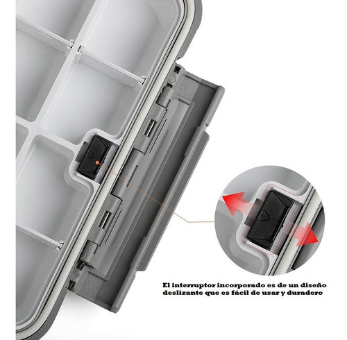 Caja Estanca Organizadora Moscas Y Señuelos 30 Div 20x11x5