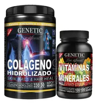 Comprar N1 Salud Defensas Colágeno Hidro Vitaminas Minerales Genetic Sabor Naranja