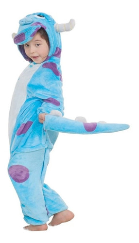 Pijama Mameluco Kigurumi Monsters Inc Sullivan Sully Niños