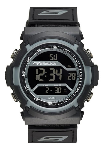 Reloj Cronógrafo Flournoy Para Hombre De Skechers, Color: Ne