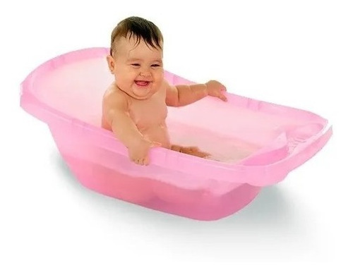 Bañadera Plastica Rosa 25 Litros Ok Baby Okbb0127