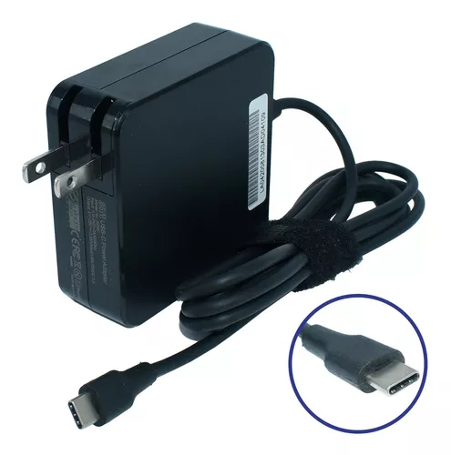 Cargador USB tipo C 65W 14.5V-2A 15V-3A 20V-3.25A