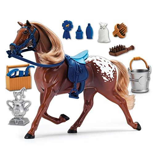 Figura De Caballo De Lujo Appaloosa Blue Ribbon 