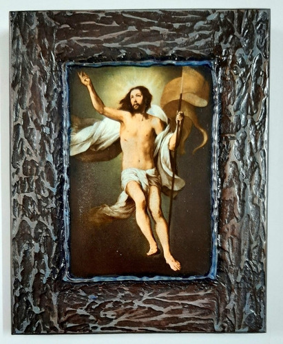 Cuadro Resurrección De Jesús - Murillo  - 11 X 15 Cm - Unico