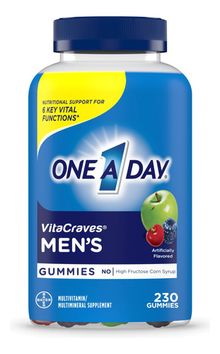 One-a-day Mujer Vitacraves Gomitas, Para Hombre, 1, 1